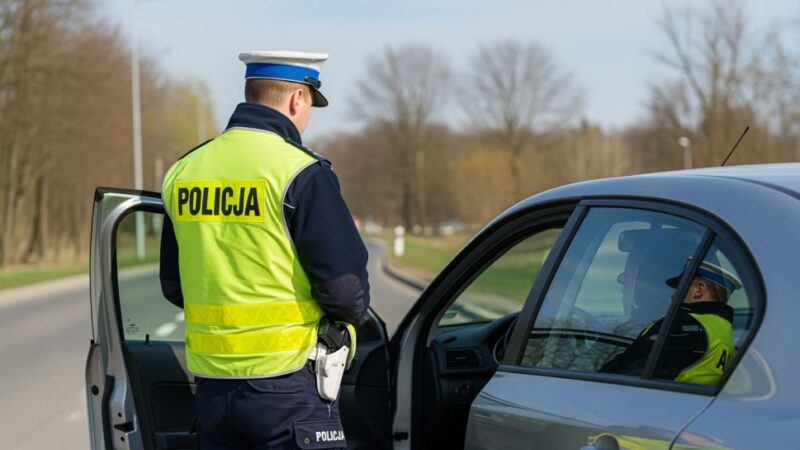 Pijany kierowca zatrzymany z wynikiem 0,62 mg/L alkoholu w wydychanym powietrzu