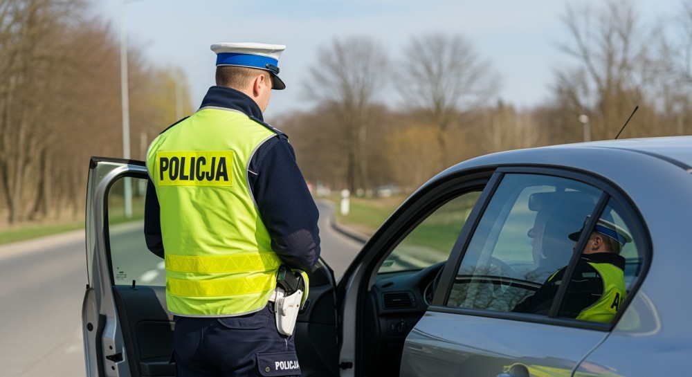 Pijany kierowca zatrzymany z wynikiem 0,62 mg/L alkoholu w wydychanym powietrzu