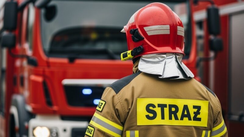 Intensywny dzień strażaków z Dobrej: szkolenia i dramatyczny pożar w Mierzynie