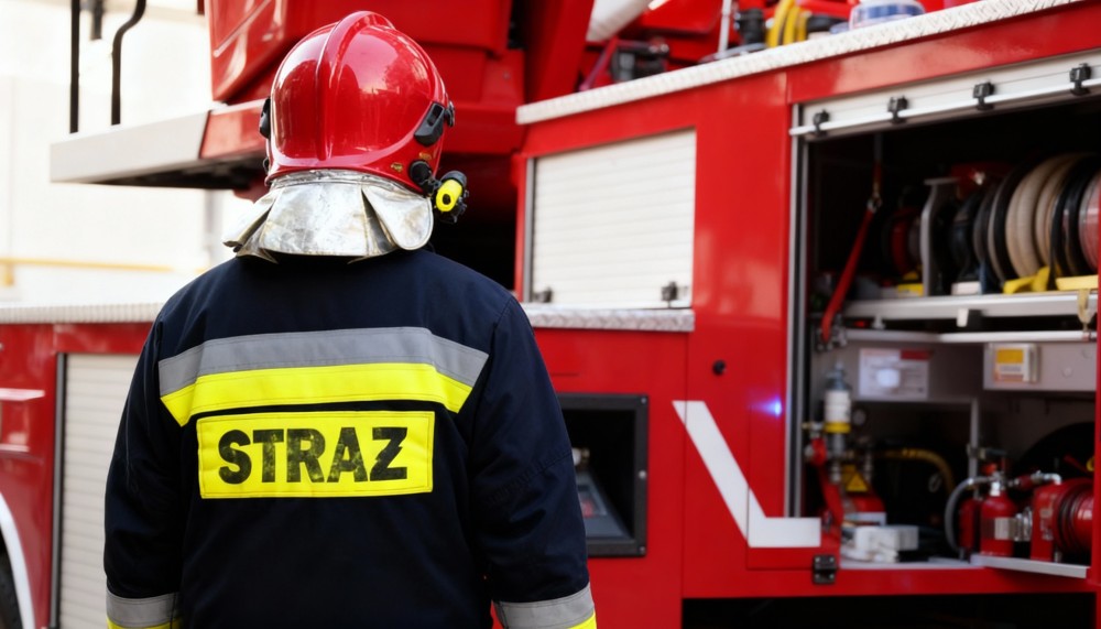 Przedszkolaki odkrywają świat strażaków w remizie OSP