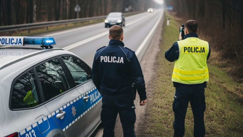 Nowe przepisy: Zatrzymane prawa jazdy za nadmierną prędkość poza obszarem zabudowanym w Policach