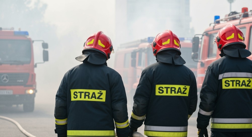 Pożar sadzy w Mierzynie: strażacy skutecznie uratowali budynek