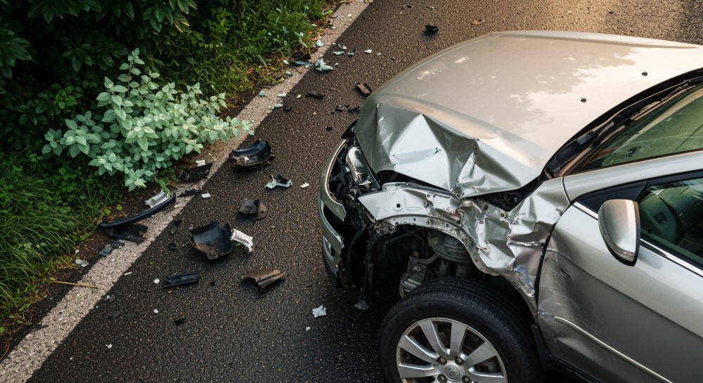 Wypadek w Policach: cztery osoby ranne po zderzeniu dwóch aut osobowych